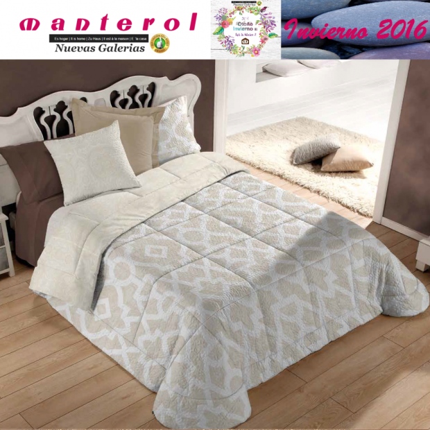 Manterol Quilt Bouti Winter 127-06 | Manterol - 1 Edited by Bouti Winter 127-06 | Manterol - Quilt completely reversible, with t