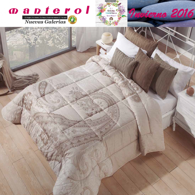 Manterol Trapunte Quilt Ankara 147-07 | Manterol - 1 Trapunta Ankara 147-07 | Manterol - Trapunta jacquard ideale per i mesi inv