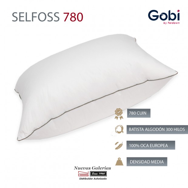 Cuscino Quadrato 100% Piumino d'Oca 750 CUIN | Ferdown
