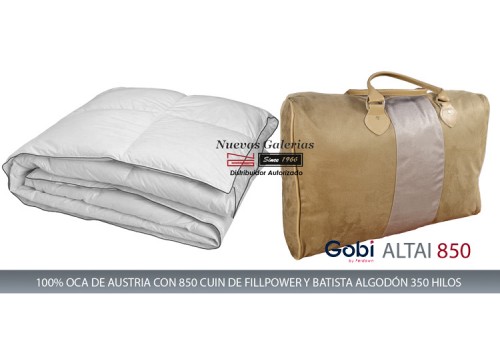 Oreiller Carré Altai 100% d´oie 850 CUIN | Ferdown