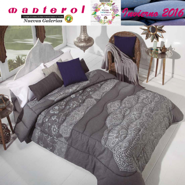 Manterol Quilt Onur 153-12 | Manterol - 1 Quilt Onur 153-12 | Manterol - Jacquard quilt ideal for the winter months. Certified Q