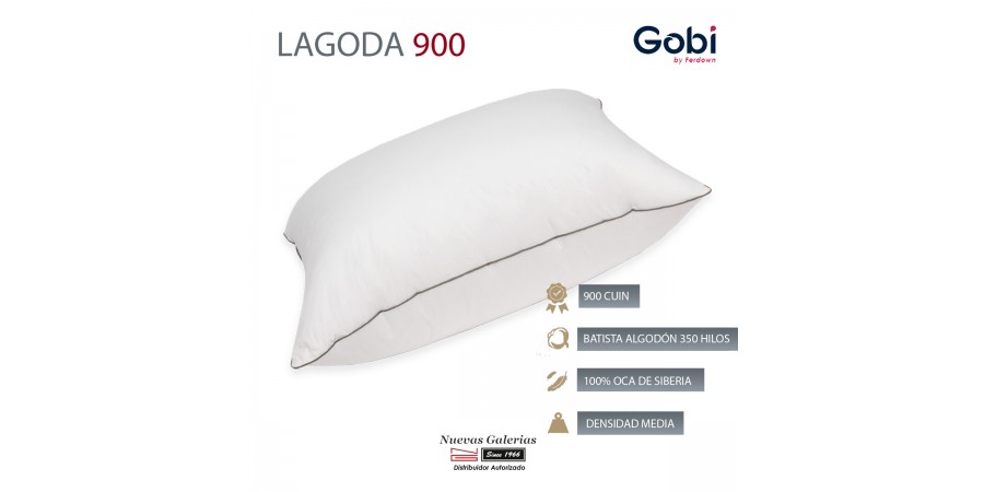 Cuscino Quadrato 100% Piumino d'Oca 900 CUIN | Ferdown