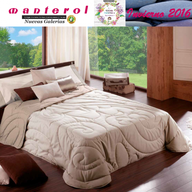 Manterol Quilt Cachemir 134-07 | Manterol - 1 Quilt Cachemir Quilt 134-07 | Manterol - Jacquard quilt ideal for the winter month