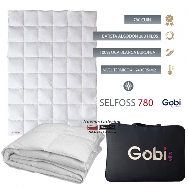 Ferdown Couette naturelle 100% Duvet D'oie 750 CUIN 240 grs | Ferdown - 1 Relleno Nordico 100% Virgen Oca Blanca Europea | Gobi&nbsp;