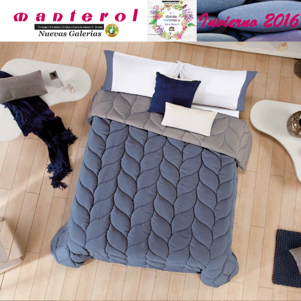 Manterol Quilt Espiga 130-10 | Manterol - 1 Quilt Quilt Spike 130-10 | Manterol - Jacquard quilt ideal for the winter months. Ce