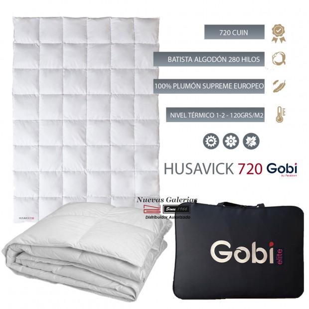 Ferdown Couette naturelle 100% Duvet D'oie 720 CUIN 120 grs | Ferdown - 1 Relleno Nordico 100% Plumón Blanco Supreme Europeo&nbsp;| G
