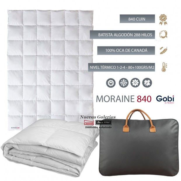 Ferdown Couette naturelle 4 Saisons Soft 100% Oie du Canada 830 CUIN | Ferdown - 1 Relleno Nordico 100% Virgen Oca Blanca de Ca