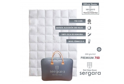 Sergara Premium 750 Winter | Daunendecke
