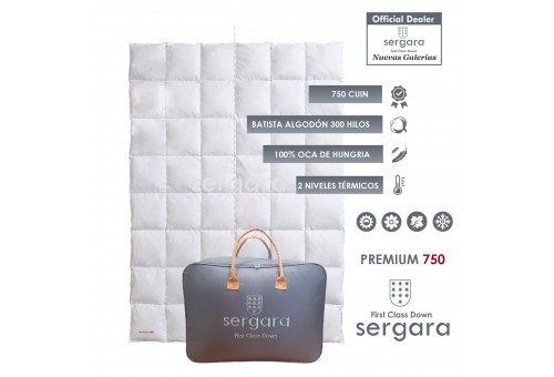 Piumino d´Oca Sergara Premium 750 | Duplice Calore