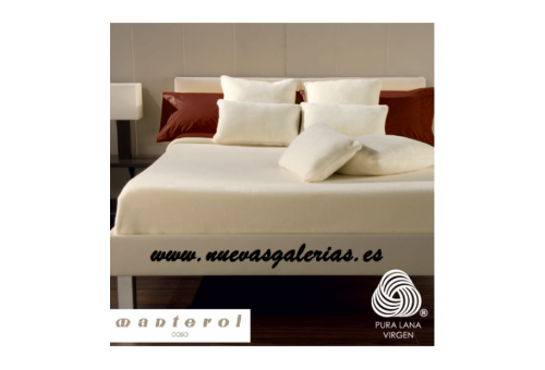 Manterol Couverture en laine Manterol | Opera - 1 Manta de lana Manterol | Opera&nbsp;-&nbsp;Manta 100% Pura Lana Virgen merino&nbsp; 575gr/m2 