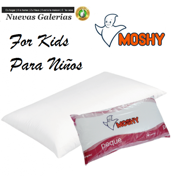 Moshy Ergotex® Fiber Pillow 100% cotton Sanforized | Moshy Peque - 1 Peque Moshy pillow 100% sanforized cotton Pillow designed f