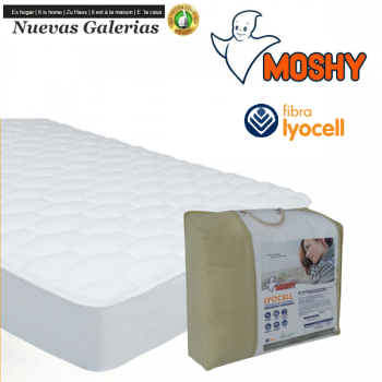 Lyocell Reversible quilted mattress protector | Moshy