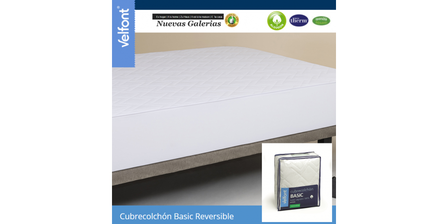 Protège-matelas matelassé Éponge Bouclette Réversible | Velfont