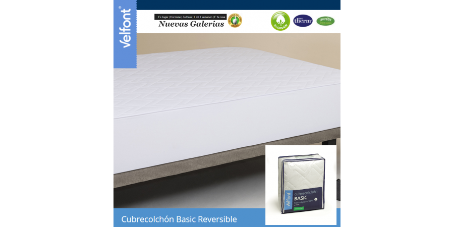 Reversible quilted mattress protector | Velfont