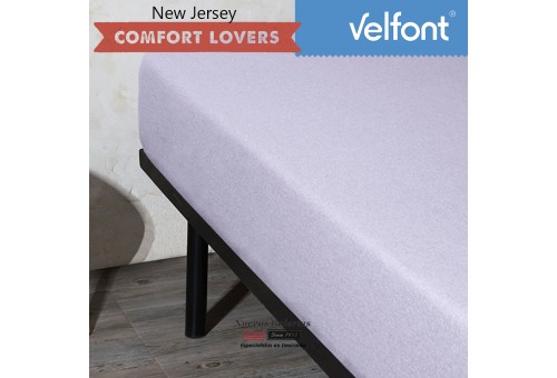 lenzuolo con angoli Velfont | New Jersey Soft Lavanda