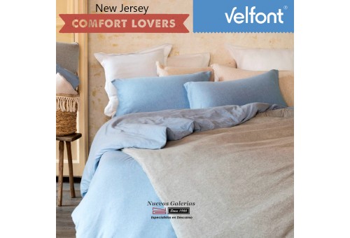 Velfont Bettdeckenbezug | New Jersey Nordic Beige