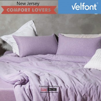 Copripiumino Velfont | New Jersey Soft Lavanda