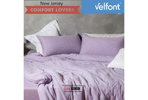 Copripiumino Velfont | New Jersey Soft Lavanda