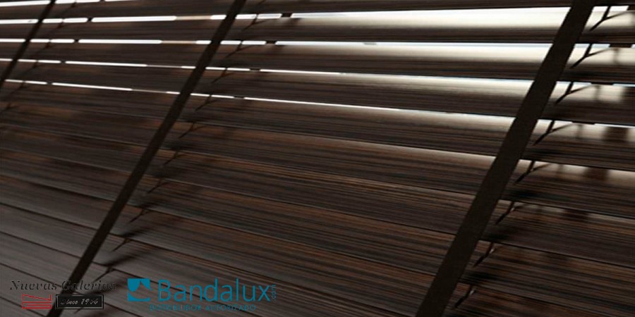 Holzjalousie mit Klebeband 50mm | Bandalux