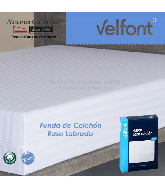 Velfont Protector de Colchón Rizo Transpirable (150 cm)