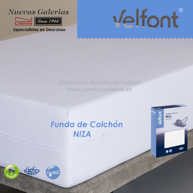 Niza fully enclosed mattress cover | Velfont