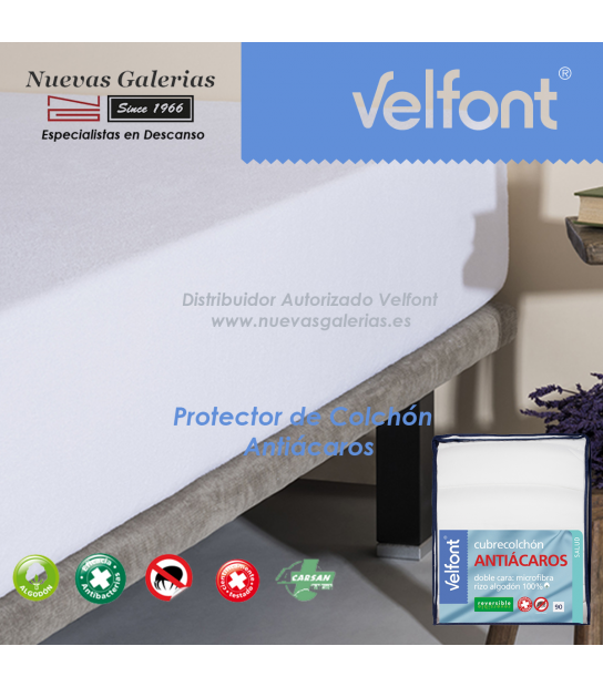 Protector Velfont Impermeable Alma - Especialistas en Descanso