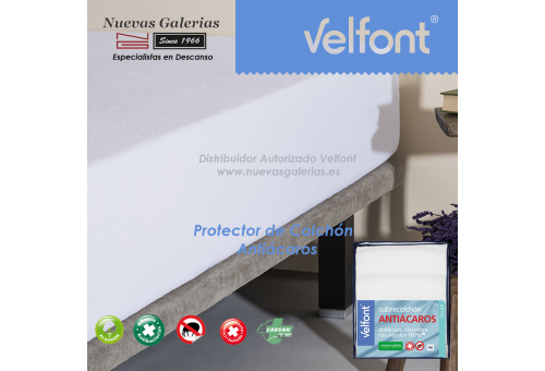 Anti-dustmite Terry Cotton mattress protector | Velfont