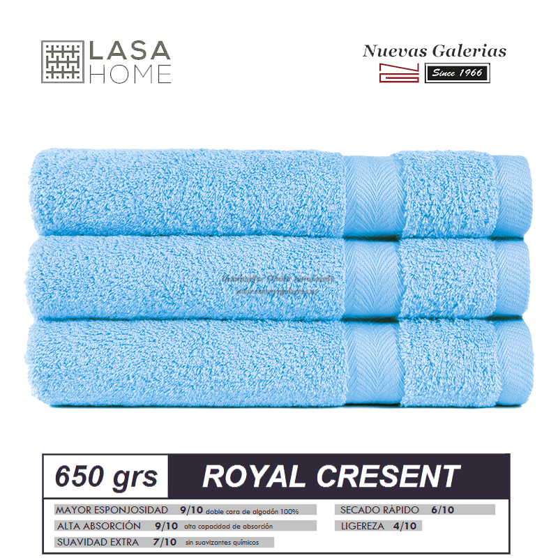 One-home 2 Handtücher Royal Blau 50x100 Cm | 100% Baumwolle, Flauschig Weich | Ca. 500 G/m², Sehr Saugfähig | Waschbar Bis 60°C