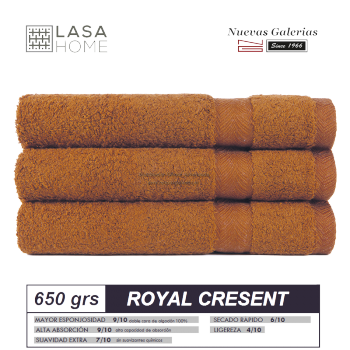 100% Baumwolle Handtuch Set 650 g / m² Gelb topas | Royal Cresent