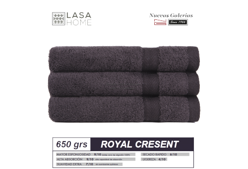 Serviettes 100% Coton 650 g / m² Chocolat brun | Royal Cresent