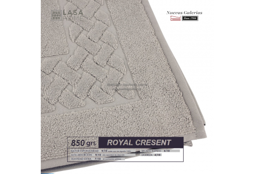 Tapis de bain 100% coton 850 g / m² Pierre grise | Royal Cresent
