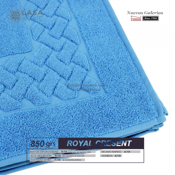 Alfombra de Baño Algodón 850 g / m² Azul Cielo | Royal Cresent