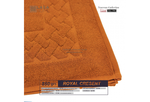 Tapis de bain 100% coton 850 g / m² Jaune topaze | Royal Cresent