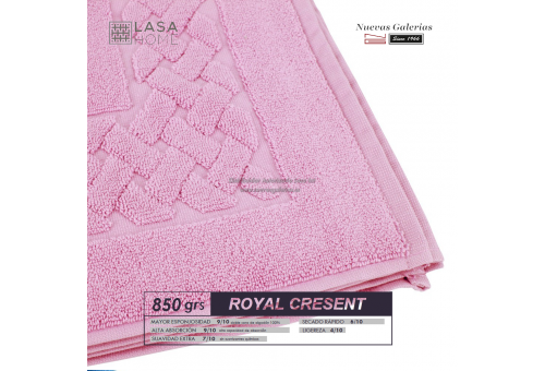 100% Baumwolle Badteppich 850 g / m² Rosa Lavendel | Royal Cresent
