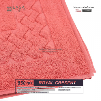 Tapis de bain 100% coton 850 g / m² Rouge Terre Cuite | Royal Cresent