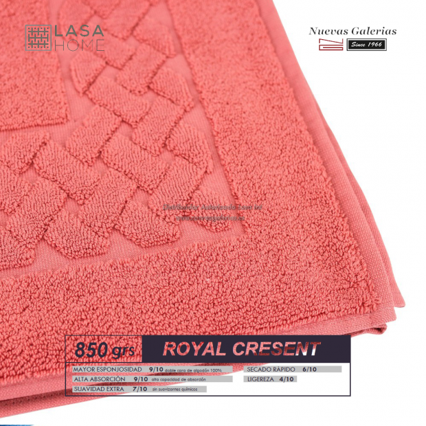 100% Cotton Bath Mat 850 gsm Red Terracotta | Royal Cresent