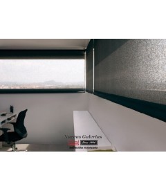 Store Enrouleur Translucide Uni INTERBLIND - Dimensions 180 X 175 Cm (tissu 177 X 170 Cm), Polyester, Beige, Mécanisme à Chaîne Avec Sécurité Enfant